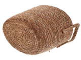 Khaki Seagrass Braided Flowerpot for Indoor Storage and Planting 1Pc V1369-AZ3-W-20633