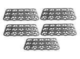 15 Hole Black PP Plant Growing Trays for Gardening 5Pcs V1370-AZ4-16964