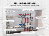 2-Branch Heat Manifold, 1/2" PEX Tubing Manifold, Stainless Steel PEX Manifold for Hydronic V952-DRFSQBXG2HLG7E0T8V0