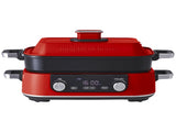 Morphy Richards 3L Non-Stick Multifunction Electric Cooker Pan in Red MRMP3RD