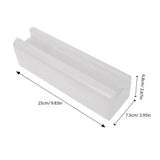 2-Pack Wooden Floor Mirror Holders Full Length Mirror Support Rack for Artwork and Display Stand V1369-AZ3-W-18046