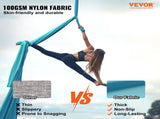 Aerial Silk & Yoga Swing, 10 m Length, Aerial Yoga Hammock Kit with 100gsm Nylon Fabric, Full V952-DCK10X28MQLSMTBOTV0
