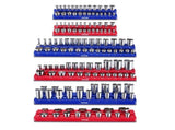 Magnetic Socket Organizer Set, 6PCS Socket Holder, 1/4'', 3/8'' & 1/2'' Metric SAE Socket Trays with V952-TTJCXSHL6JTC3DNUPV0