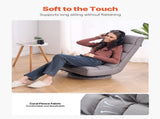 Swivel Floor Gaming Chair, 360-Degree Rotating Floor Chair with 4 Adjustable Position Folding V952-DBYXZKWFS000O4SU9V0