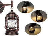 111-240V Retro Style Sconce Light Antique Iron Wall Lamp Fixture for Cafe Bar Hallway Red Bronze V1294-YM0901-ZM01565-02
