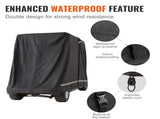 4 Passenger Golf Cart Cover, 600D Polyester Full Cover, Universal Fits for Most Brand Club Car V952-QFBSGEFCZGMD5CKQGV0