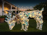 Christabelle 66cm Grazing Reindeer Christmas Light Up Display Animated LED Outdoor Indoor Xmas 112_SHE204
