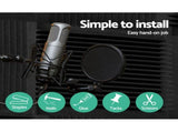 Alpha Acoustic Foam 20pcs 30x30x5cm Sound Absorption Proofing Panel Studio Wedge AFB-12T-20