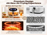 360&deg Panoramic Air Fryer for Effortless, Visible Healthy Cooking at Home V1107-CS-ZAILXA33