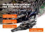 Hydraulic Log Splitter Valve 1 Spool, 25 GPM Hydraulic Directional Control Valve, 3626PSI Hydraulic V952-YMFLF25GPM1FF1JUNV0