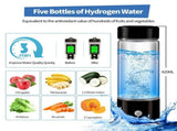Hydrogen Water Bottle,Portable Rechargeable 3 Min Quick Electrolysis - Suitable for Home, Office, V1370-AZ4-06452