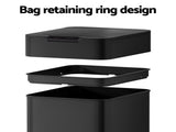 Devanti 50L Sensor Bin Motion Rubbish Bins Kitchen Automatic Trash Can Black SB-D-50-K250-BK