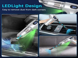 2-in-1 Cordless Handheld Vacuum & Air Duster - 12000Pa Suction, 70000 RPM, LED Light, USB-C V888-ELOSUNG35816