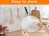Stainless Steel Splatter Screens Set, Mesh Oil Grease Guards with TPR Handles for Frying Pans, 9.8 V1189-LC-RY-00094