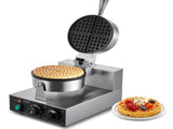 Commercial Waffle Maker, 1230W Round Waffle Baker Machine, Non-Stick Stainless Steel Belgian Waffle V952-SYBLSHFBJDPFYJ29AV3