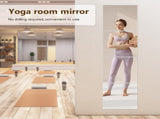4 Pack Full Length Wall Mirror - 12 x 12 Inch Acrylic Mirror Tiles - Wall Stickers - Adhesive V1188-MS101-03300-1