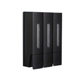 Wall Mounted Shampoo Conditioner Dispenser 1200ml 3 Chamber Shower Soap Dispenser for Bathroorm V1294-YM0901-3112250043512