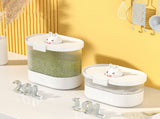 Rice Bucket Damp Proof Sealing Thickened PP PET Grain Storage Tank for Home Flour Dog Food L White V1294-YM0626-3118230011812