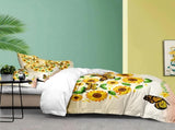 Airy Loft butterfly floral 3Piece Comforter Bundle Relaxed V745-MAB010977AJ3