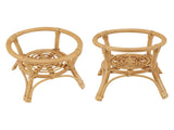 Plant Stand Flower Pot Rack Rattan Minimalist Stable 9.4in Diameter Planter Holder for Indoor V1294-YM0710-3111230285111