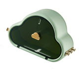 Tissue Holder Wall Mounted Side Hooks Waterproof Simple Fashionable Tissue Box for Bathroom Avocado V1294-YM0716-3112220045914