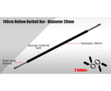 Aerobic Weight Bar 140cm - Hollow Barbell Bar V1409-SKU-10036