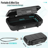 Portable Safe Box Mini Travel Safe Box Waterproof Anti-Theft With Detachable Metal Cable For Home, V1188-MS-227-0808