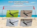 Freestanding Volleyball Training Net for Indoor or Outdoor Use, Adjustable Height Portable Net V952-PQXLW14YC00098F67V0
