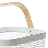 Fruit Colander Metal Material Comfortable Portable Handle Wear Resistant Practical Vegetable Drain V1294-YM0716-3118220113013