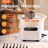 Pottery Wheel, 10 inch Pottery Forming Machine, 350W Electric Wheel for Pottery with Foot Pedal and V952-ZQLPJXS10YC3WLC3NV3