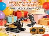 2.4G Remote Control Excavator Alloy Excavator Model Engineering Car Remote Control Car Boy Girl V1102-HEWJ-001