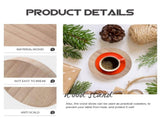 15 Pcs Wood Round Discs Natural Wooden Slices for Crafts Christmas Ornaments and Decorations V1369-AZ3-W-17468