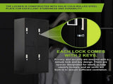 Four-Door Office Gym Shed Storage Locker V63-834621