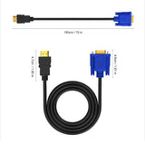 1.8m HDMI to VGA Cable - HD Video Adapter Cable with Audio Support V1192-GMCS-0904-002