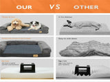 Orthopedic Dog Bed with Bolster Comfort Mattress V767-P-XD178-XL