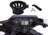 2X Motorcycle Handlebar Drink Cup Holder for GL1800 Goldwing for Softail Black V1366-AZ2-W-15673