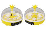 Mini Egg Incubator for Home Automatic Temperature Humidity Control 4 Eggs Candler Poultry Hatching V1294-YM0710-3111230297511