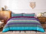 Marble Stripe Palermo Gallery Quilt / Doona / Duvet Cover set V745-AQ043436K3