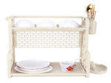 Multifunctional Kitchen Storage Rack Seasoning Bottle Storage Shelf Spice Rack HolderBeige V1294-YM0901-3118210077412