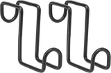 2PCS 4 Inch Tack Hook Heavy Duty Metal Birdle Water Bucket Hanger for Hanging Horse Bridles,Halter V1259-DP01-A-5085
