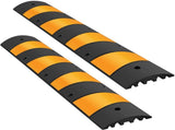 2pcs 6 Feet Rubber Driveway Modular Heavy Duty Speed 185 x 31 x 5.5 cm Cable Protector Ramp for V952-GXB2G6FTZHHXJJSD1V0