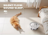 Cat Drinking Fountain - Quiet Drinking Fountain for Cats - 3.2L Stainless Steel Water Fountain with V1188-ZXY-11026