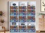 Media Storage Cabinet, 9-layer DVD Shelf Holds up to 756 CDs, Adjustable CD Shelves 27 Compartments, V952-DVDCDCCJKFS26LT9HV0