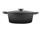 TOQUE 4L Enamel Dutch Oven Pot in Black Colour KT0180-4L-BK