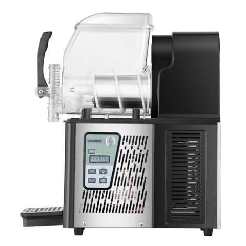 VEVOR Commercial Slushy Machine, 4L Single Tank Frozen Drink Machine, 16 Cups Stainless Steel V952-SYXRJX14LDGD1123BV3