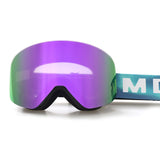Magnetic Cylindrical Ski Goggles with UV400 Anti-Fog Dual-Lens, Impact-Resistant TPU Frame, V1341-ZY-42KYQZH6-PURPLENOLOGO