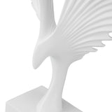 Resin Eagle Figurine Home Decor Abstract Eagle Wing Statue Sculpture Ornament Crafts Office Desk V1294-YM0901-3115240054612