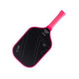 Pink handle T700 Carbon Fiber Pickleball Paddle Set - 16mm Textured Matte Finish with Oxford Carry V888-ELOSUNG47476-1