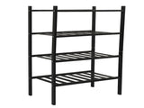 Bamboo Shoe Rack Stackable Shoe Shelf Storage Organizer for Closet Entryway Hallway Bathroom Living V1294-YM0703-3117230098011
