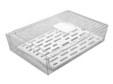 Refrigerator Storage Box Holder with Draining Plate Fruit Storage Container Preservation BoxL V1294-YM0523-3118220040111